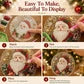 🎄Julpärlor Diamantkonst Hängande Ornament Kit | Slitstarka Pärlkulor S – sverigeify
