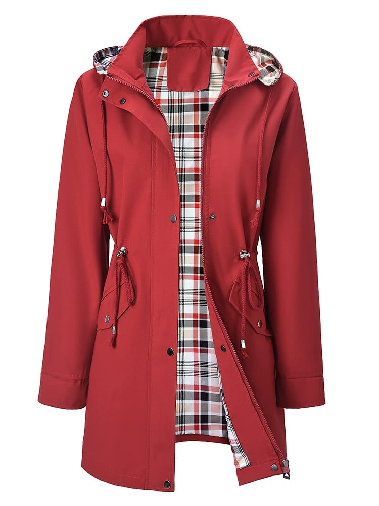 🧥💦Damechic. Let. Vandtæt jakke🍃 - Slip stil og holdbarhed løs i enhver storm