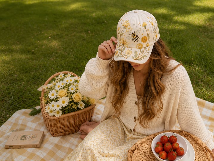 🌸🌿 Garden Morning Cap🔥