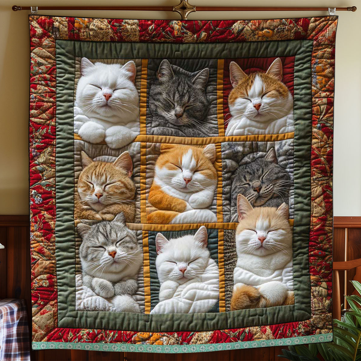 Sovande Royal Cat-filt