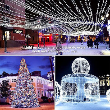🎄✨Lyskæde med fyrværkeri-effekt af kobbertrå