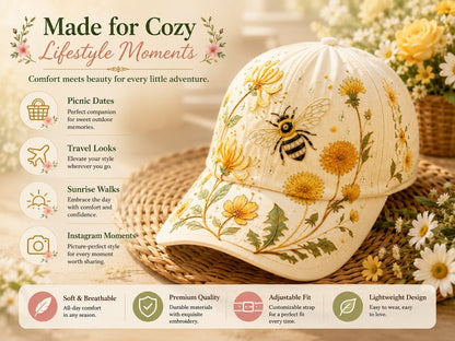 🌸🌿 Garden Morning Cap🔥