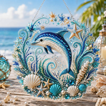 🔥 🌊✨Ocean Pearl Art DIY Hanging Ornament Kit