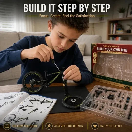 🚲Gør-det-selv-modelkit til mountainbike – Byg, udstil og saml