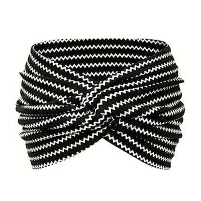 Boho-stil & paisleymönstrat hårband Brett elastiskt hårband