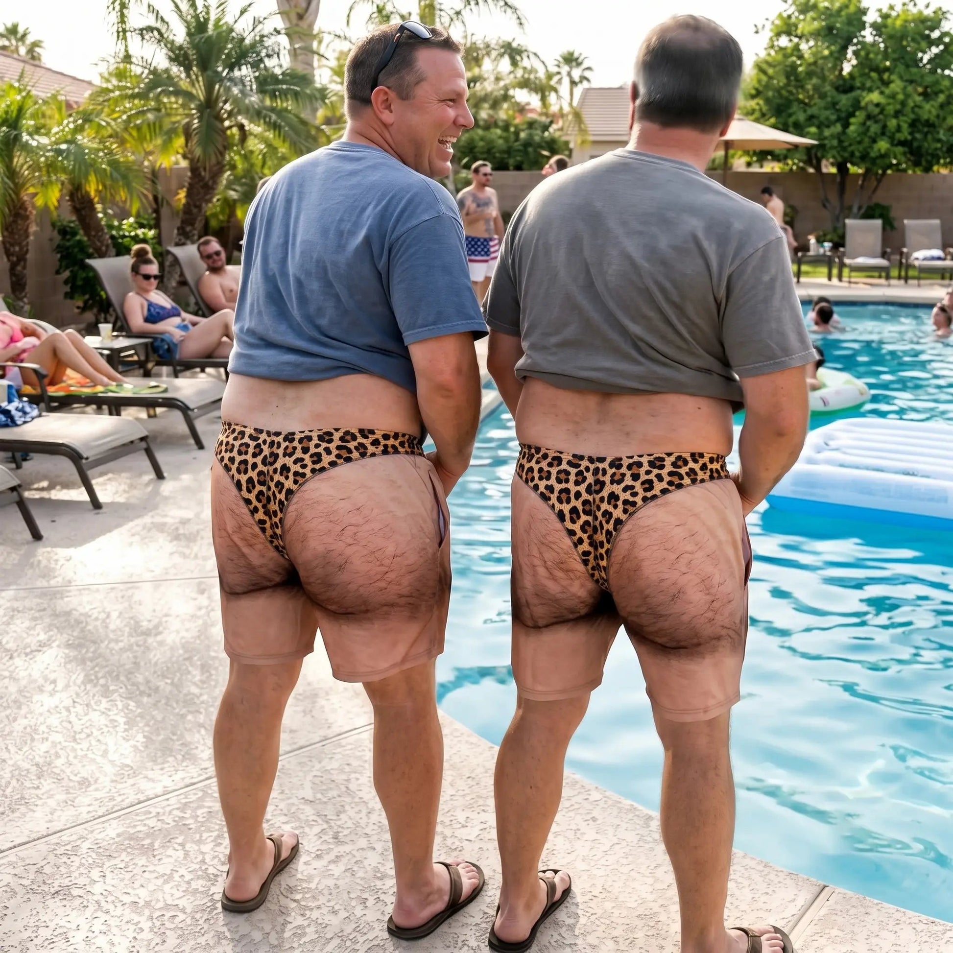 »Cheeky Commando« – sjove badebukser til sjov – garanteret til at få f – fairyja