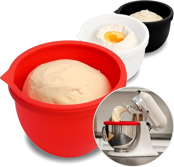 Silikonfoder för KitchenAid-mixrar – Mixertillbehör och tillbehör – Ersättningsskålar behövs inte längre
