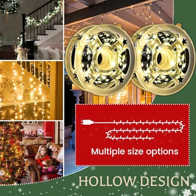 🎄Tidig julkampanj 50% RABATT🎁Ljusslinga av koppartråd för smällare