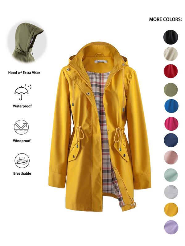 🧥💦Damechic. Let. Vandtæt jakke🍃 - Slip stil og holdbarhed løs i enhver storm