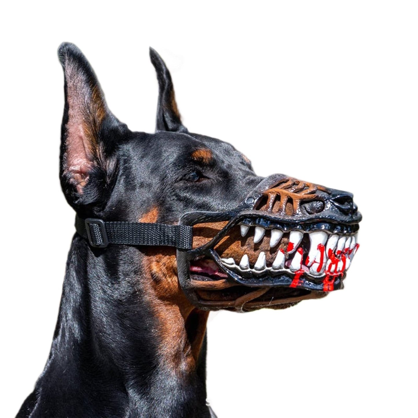 🐺 Halloween Monster Hundekostume Mundkurv – Uhyggeligt Latex Kæledyrsfesttilbehør🐺