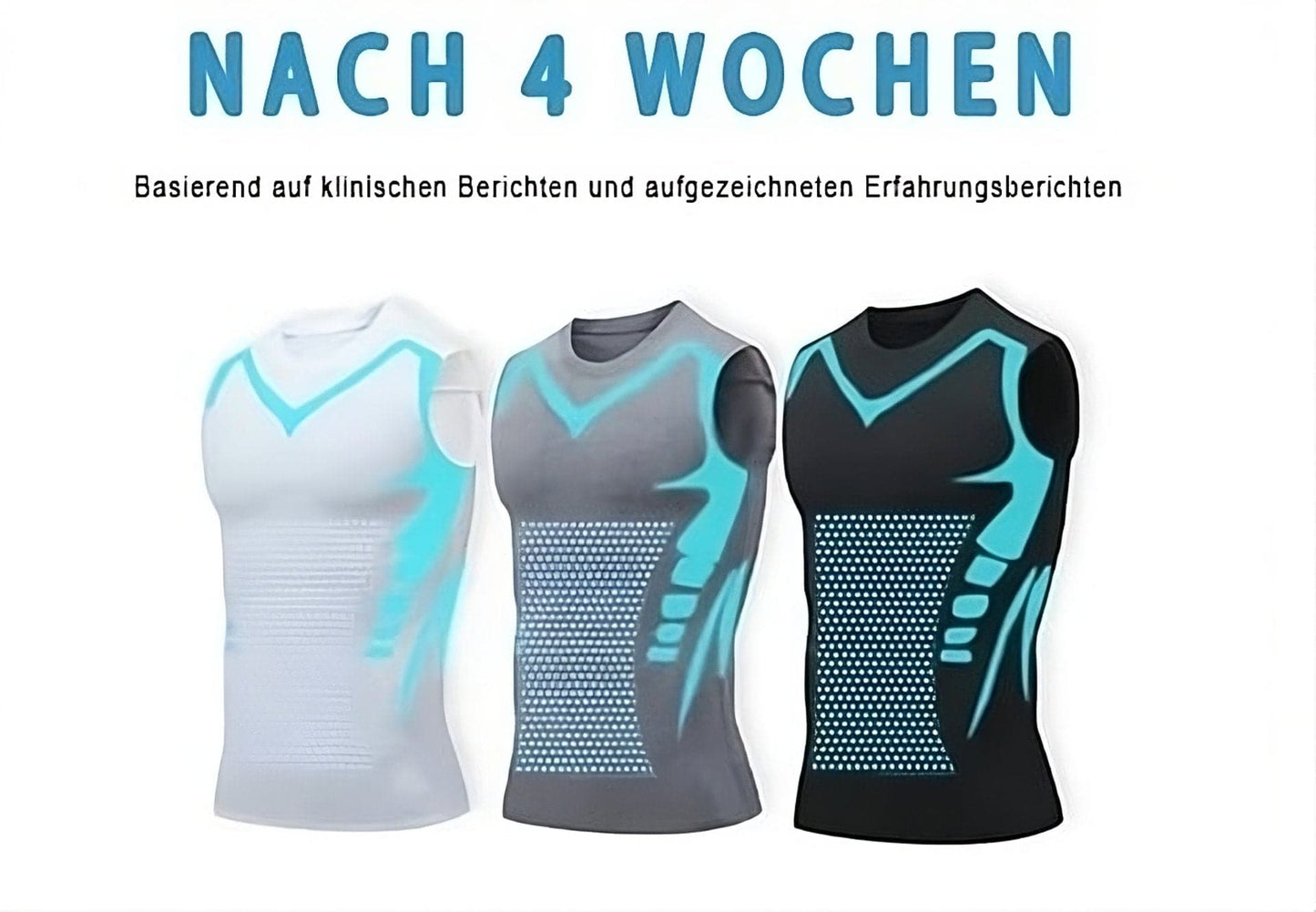 🔥Ionic Shaping Vest – Kompression og afkøling – Figurformende og ærmeløs – Usynlig under tøjet