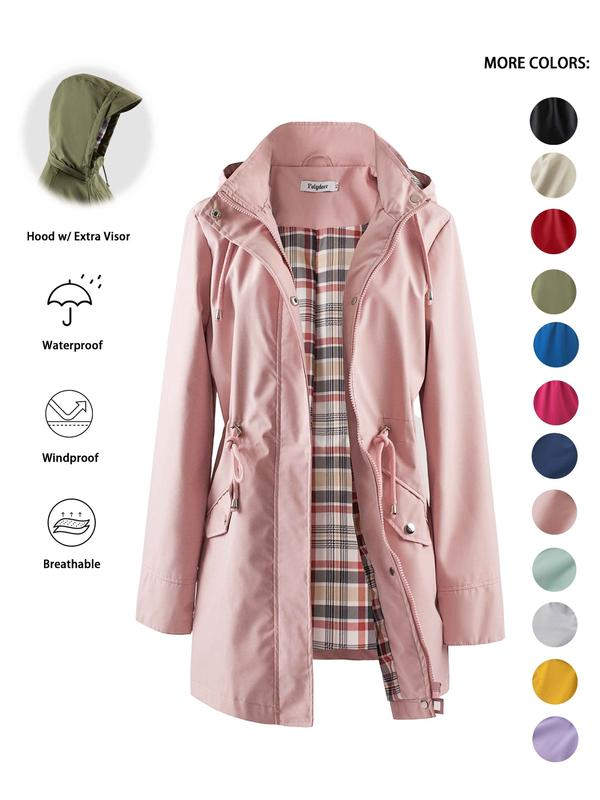 🧥💦Damechic. Let. Vandtæt jakke🍃 - Slip stil og holdbarhed løs i enhver storm