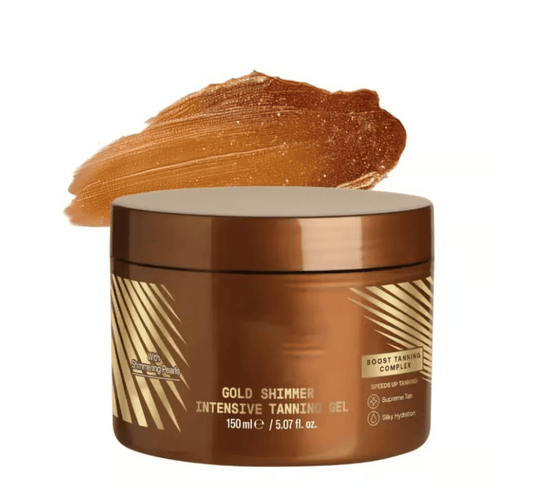 🔥 STORSALE – 30% RABATT!  - Få det där gyllene skenet – Golden Shimmer Intensiv Bränngel!et That Golden Glow – Gold Shimmer Intensive Tanning Gel!