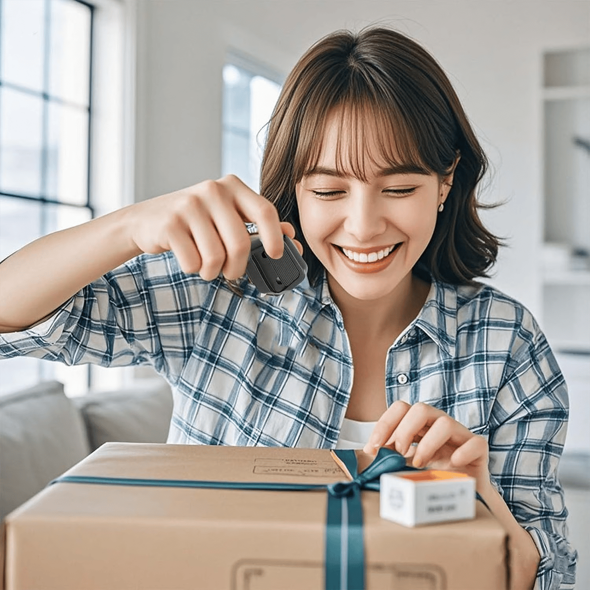 💥Magnetisk infällbar lådskärare - Säkerhetslås-universalkniv med inbyggd magnet för enkel förvaring och snabb åtkomst