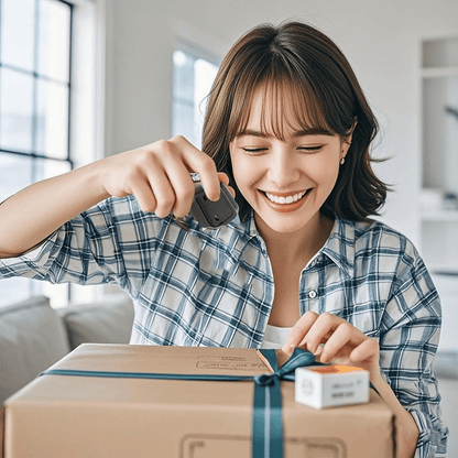 💥Magnetisk infällbar lådskärare - Säkerhetslås-universalkniv med inbyggd magnet för enkel förvaring och snabb åtkomst