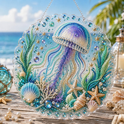 🔥 🌊✨Ocean Pearl Art DIY Hanging Ornament Kit