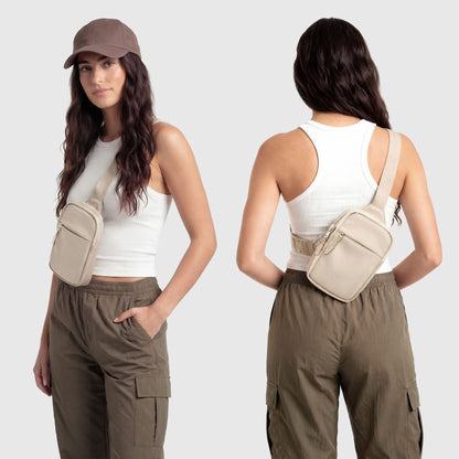 🎒 Opgraderet 2.0 rejsetaske med skulderrem | Tyverisikret design, 500D nylon, RFID-beskyttels