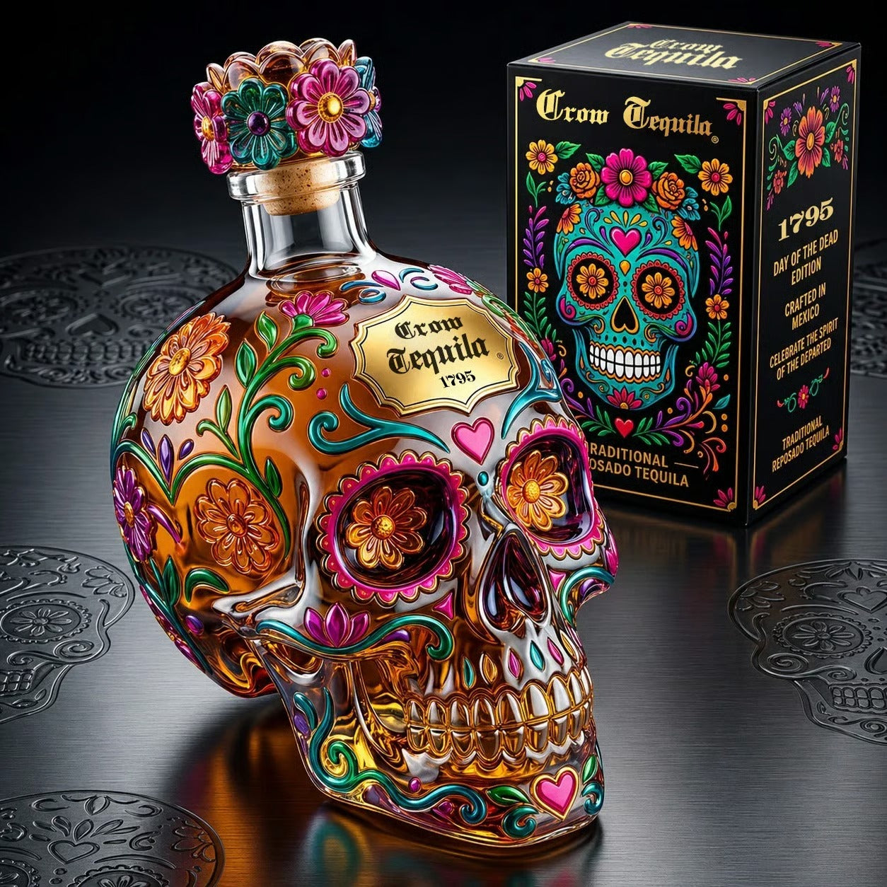 José Cuerv Day of the Dead Limited Edition Tequila-✨3% rabatkode: INU3