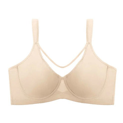 Elegant, gennemsigtig, heldækkende plus size-bh til kvinde