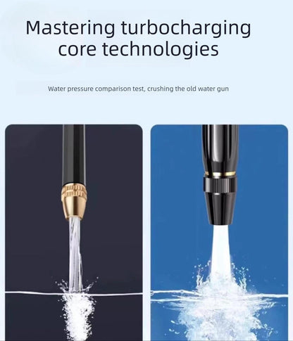 ⏰SIDSTE DAG! KØB 2, FÅ 1 GRATIS!!🔥Hjemmelavet højtryksspulerpistol med boosterdyse og slange – et must-have til vanding af planter og grøntsager og bilvask. 👍💦