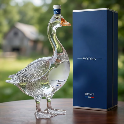 Vodka 3D-skulptureret gåseflaske
