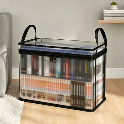💕Transparent opbevaringstaske – Stor, støv- og fugttæt med håndtag✨ Ultimativ alt-i-en-organisator til tøj, legetøj, bøger, tøjdyr og absolut alt! 🧸📚👕