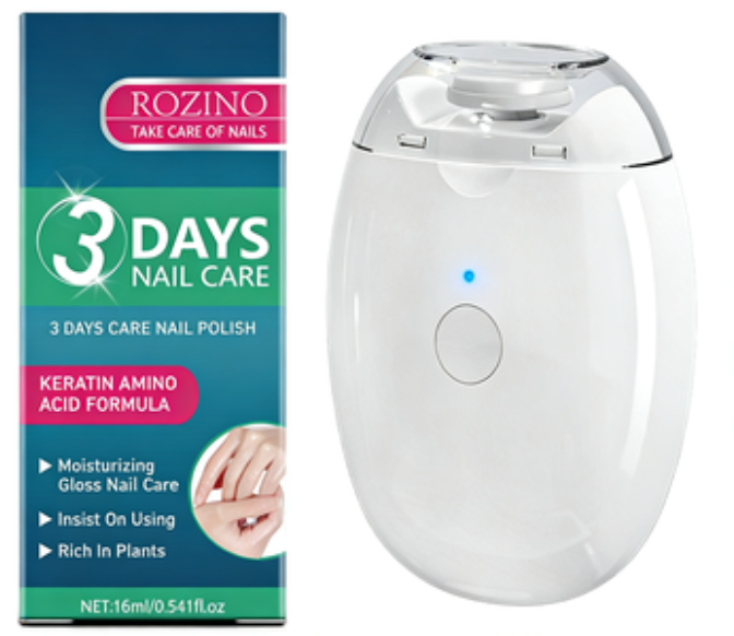 🔥Köp 1 få 1 gratis✨ Glittrigt, snabbtorkande, närande nagellack