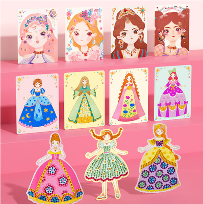 👑 50% RABATT! ✨ Fantasy 3-i-1 Prinsesspelset - Inkluderar Kronor, Trollspön & Smink för Oförglömlig Rollspelslek 🧚‍♀️✨