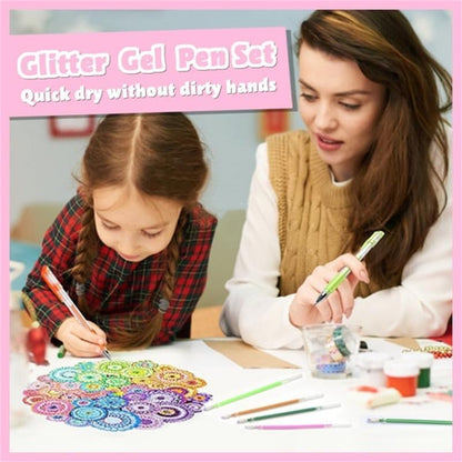 💥 Sidste dag! Specialudsalg 🎁Glitter Gelpen Sæt – Glat skrivning