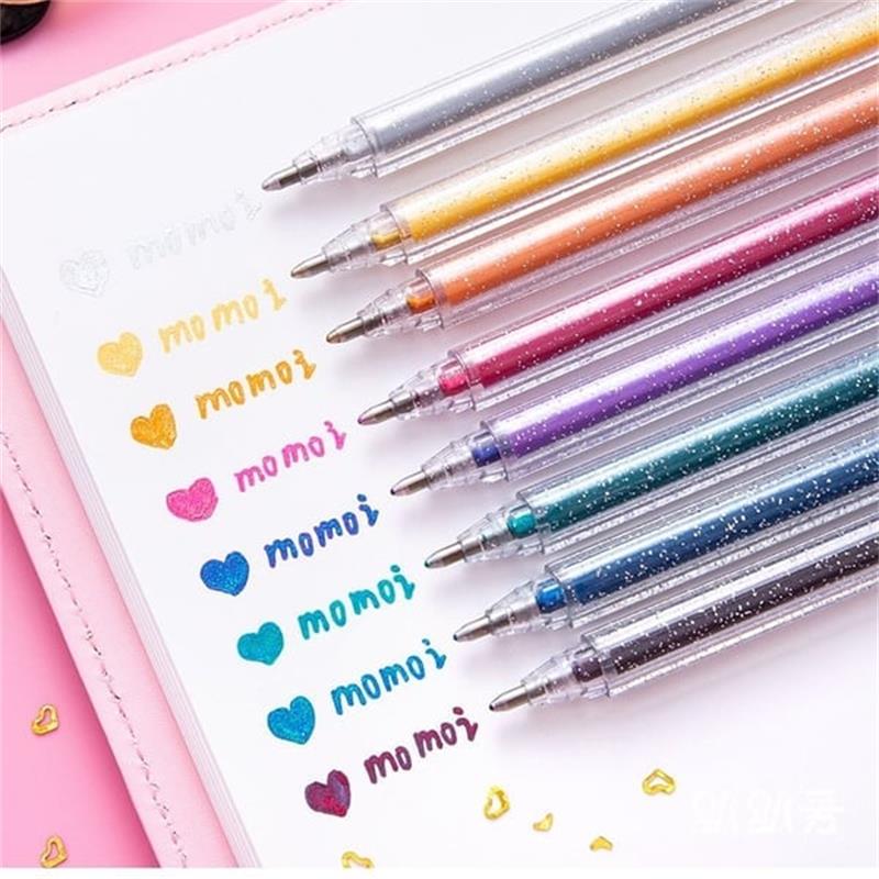 💥 Sidste dag! Specialudsalg 🎁Glitter Gelpen Sæt – Glat skrivning
