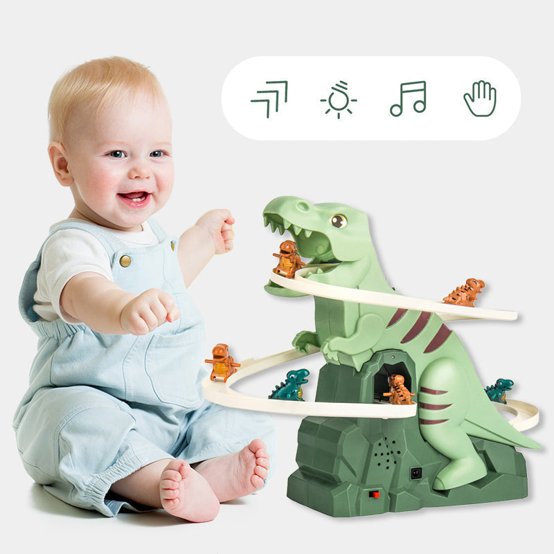 Elektriskt lekset Dinosaurie Chase Race Track