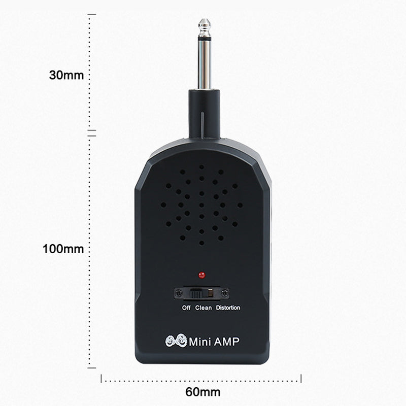 🔥 Mini-guitarforstærker Pro 🎸 30W HD-lyd 🔊 20 timers spilletid 🔋 Klar til gadeoptræden