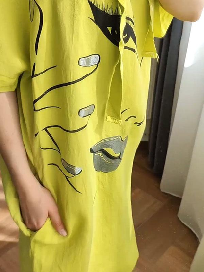 💃💥En mönstrad klänning för vår och sommar