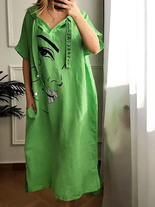 💃💥En mönstrad klänning för vår och sommar