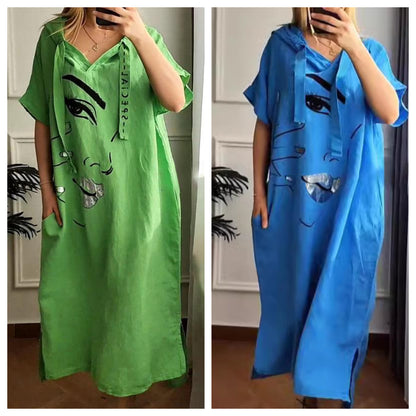 💃💥En mönstrad klänning för vår och sommar