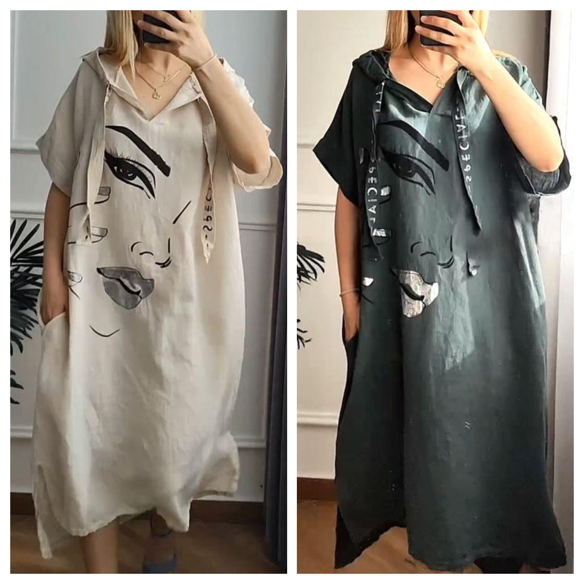 💃💥En mönstrad klänning för vår och sommar