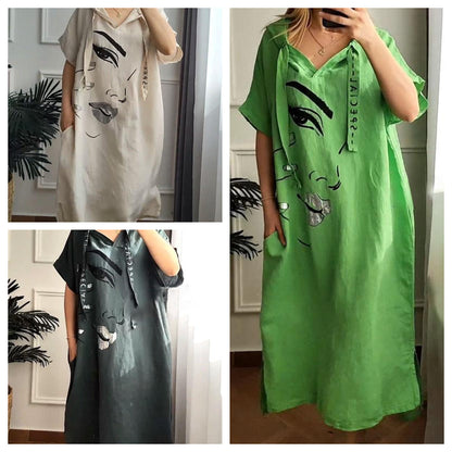 💃💥En mönstrad klänning för vår och sommar