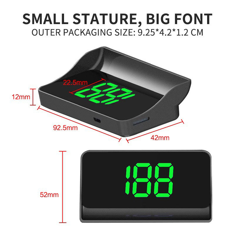 Eskorte til sikker kørsel💥Speedometer med head-up-display