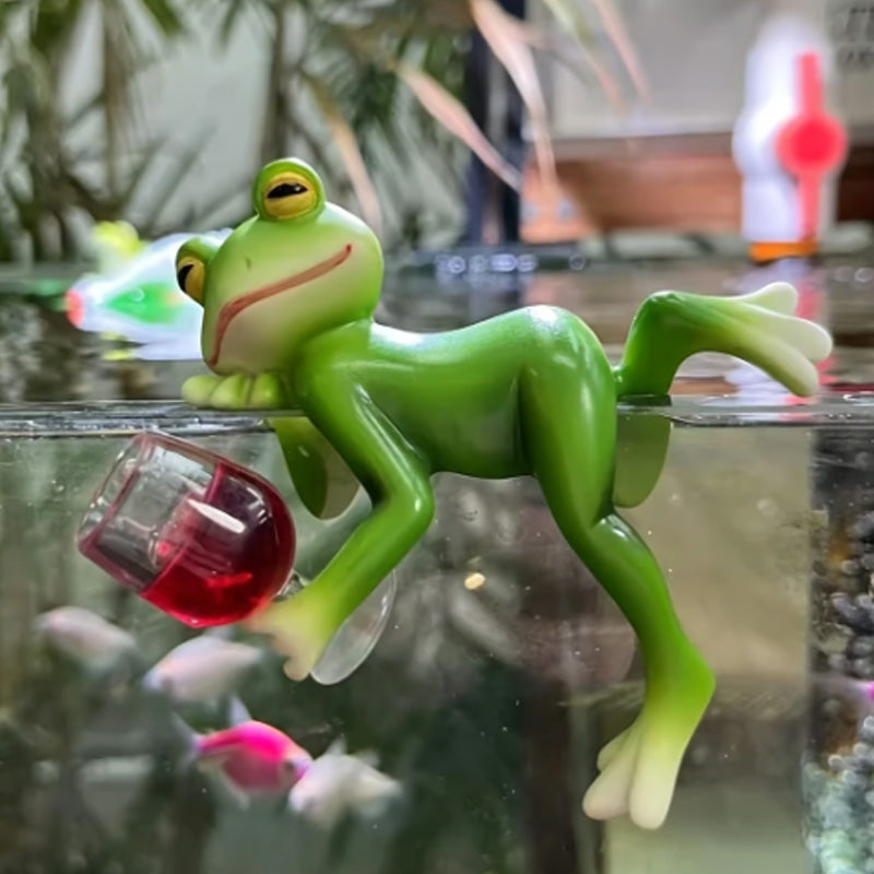 Grodfigurer i miniatyr Växtdekorationer