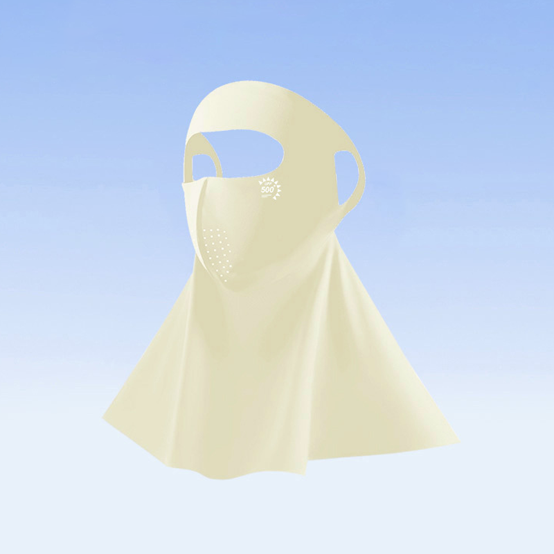 ☀️Andningsbar och svalkande helmask med solskydd för ansiktet och halsen