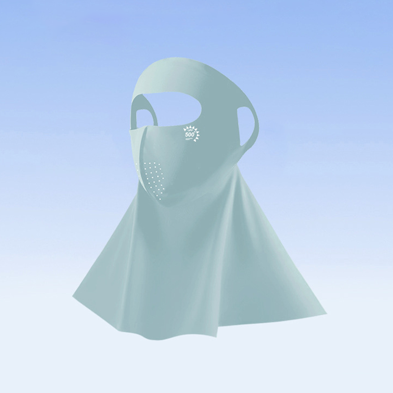 ☀️Andningsbar och svalkande helmask med solskydd för ansiktet och halsen