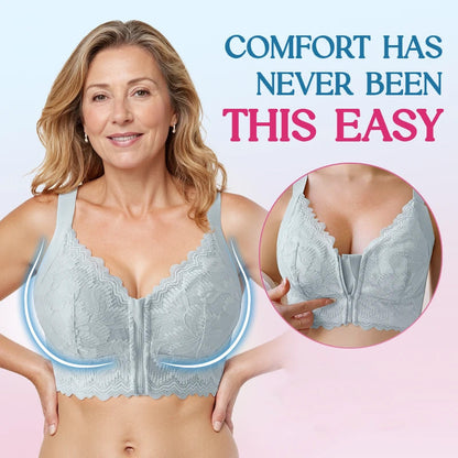 💞Ultra mjuk BH med dragkedja fram och utan bygel