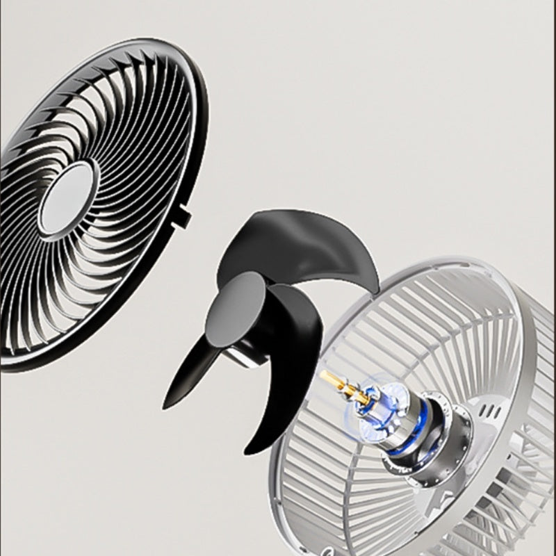 ⚡ 50% REA - TIDBEGRÄNSAT ERBJUDANDE! ⏱️Tröstlös golvfläkt med luftflöde och energibesparing, drivs via USB🍃