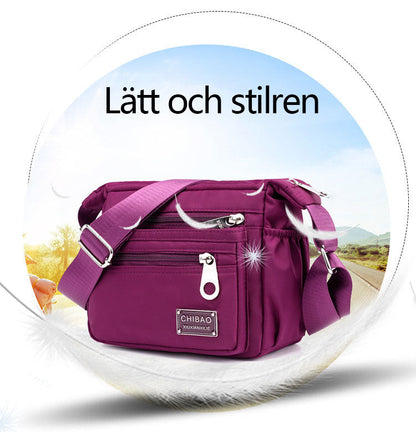 🔥🎁Vattentät Crossbody-väska Dam Casual Messenger Axelväskor Handväska för resor dagligen