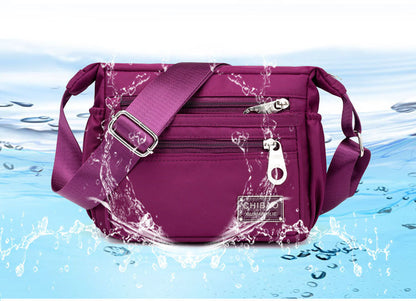 🔥🎁Vattentät Crossbody-väska Dam Casual Messenger Axelväskor Handväska för resor dagligen