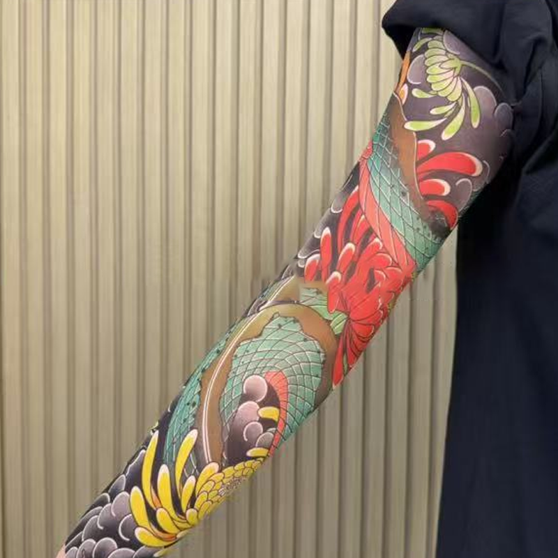 🔥Nytt hett Selling❤️‍🔥 Ultratunna tatueringsärmar med solskydd