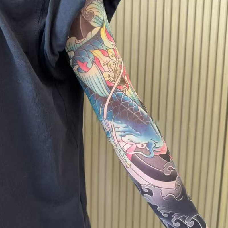 🔥Nytt hett Selling❤️‍🔥 Ultratunna tatueringsärmar med solskydd