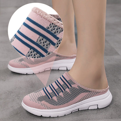 Bekväma och ventilerande tofflor med sluten tå