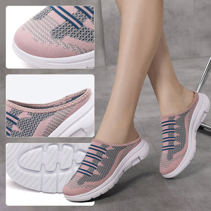 Bekväma och ventilerande tofflor med sluten tå