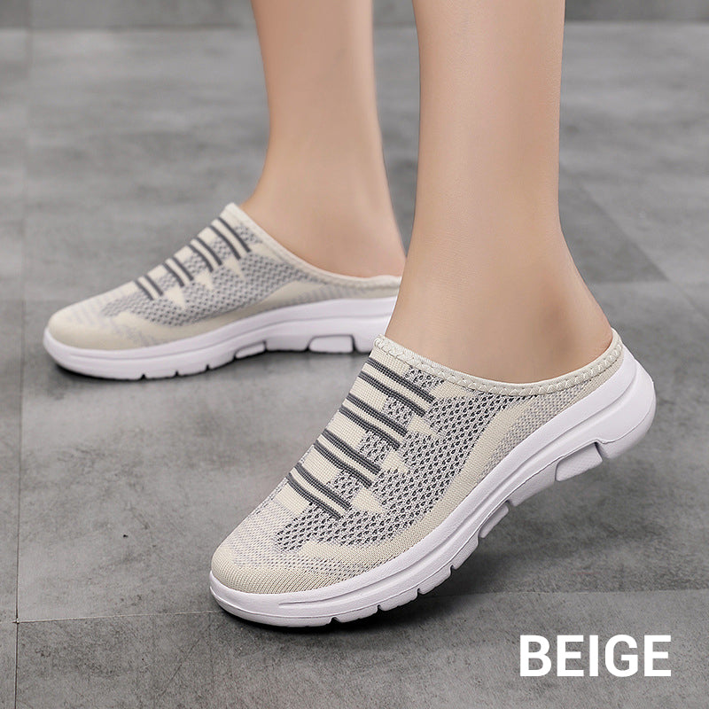 Bekväma och ventilerande tofflor med sluten tå